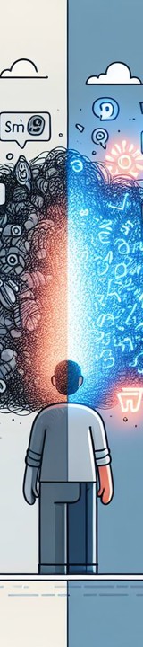 A Digital Illustration 'From Noise To Signal'